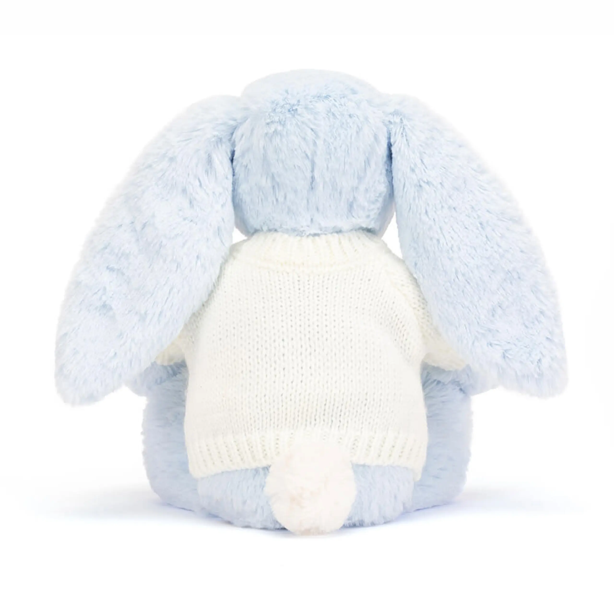 Bashful Blue Bunny with Personalized Cream Jumper - Image 4